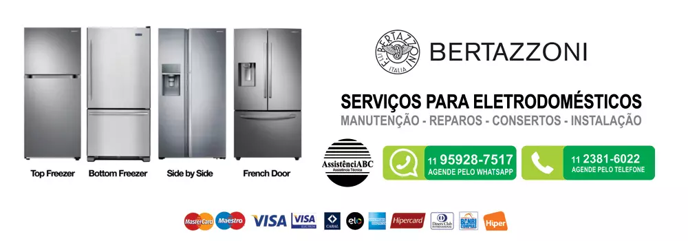 Assistência técnica Bertazzoni para refrigeradores