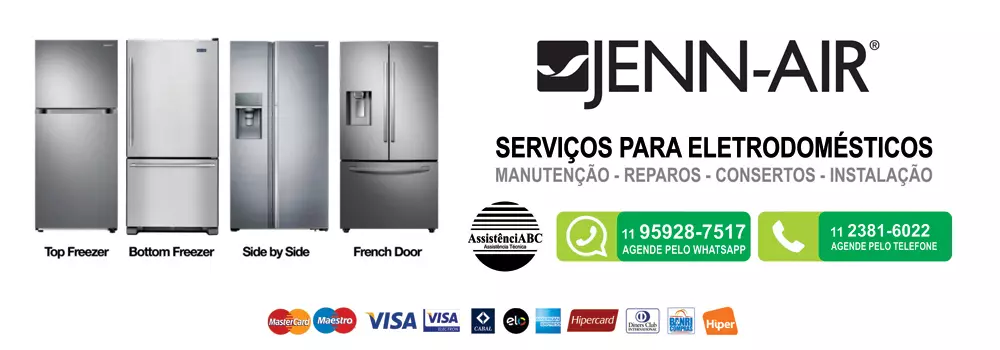 Assistência técnica Jenn-Air para refrigeradores